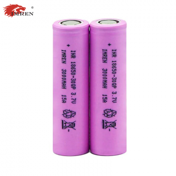 IMREN 30QP 18650 3000mAh 15A Li-ion RECHARGEABLE BATTERY Single Unit