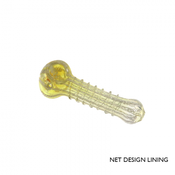 4.5 IN COLORED GLASS HAND PIPE 1CT/PK