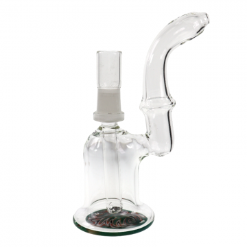 5 IN REVERSABLE DESIGN GLASS BUBBLER PIPE