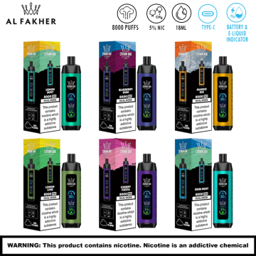 AL FAKHER CROWN BAR PRO 8000 PUFFS DISPOSABLE VAPE