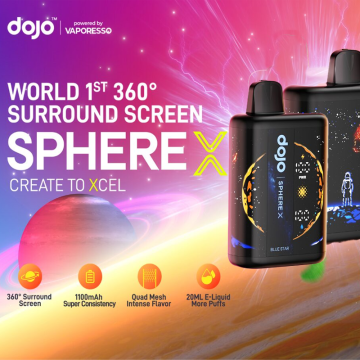 DOJO SPHERE X POWERED BY VAPORESSO 40000 PUFFS DISPOSABLE VAPE