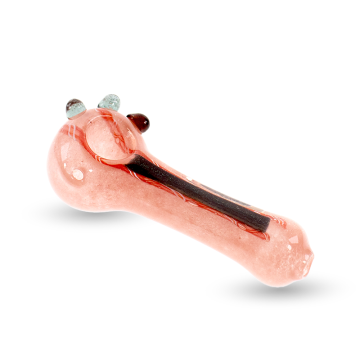 4 IN DICRO GLASS HAND PIPE 3CT/ASSORTED DISPLAY