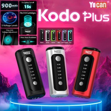 YOCAN KODO PLUS VAPE BATTERY Single Unit/DISPLAY