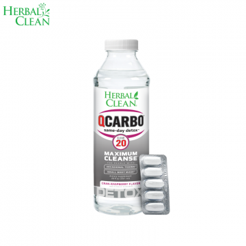 HERBAL CLEAN QCARBO20 CLEAR EXTREME STRENGTH CLEANSING FORMULA