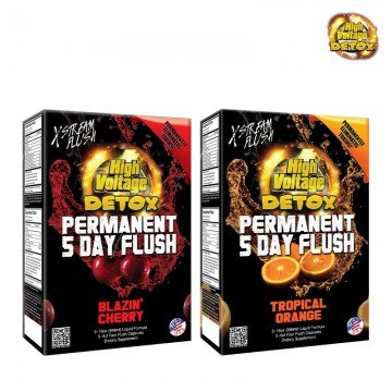 HIGH VOLTAGE PERMANENT 5 DAY DETOX FLUSH 32oz (16oz x 2PCS)