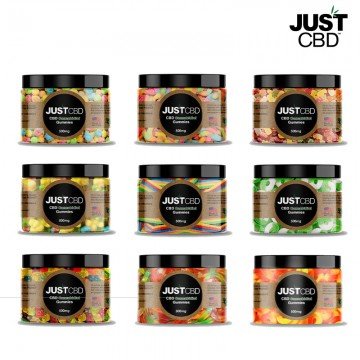 JUST CBD GUMMY JAR 500MG/JAR