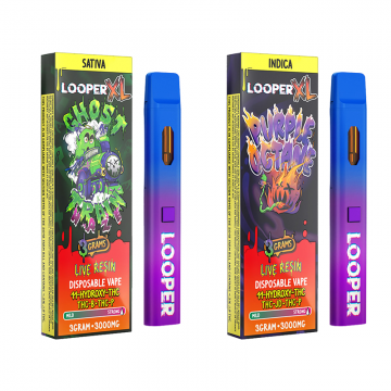 LOOPER XL LIVE RESIN DISPOSABLE VAPE 3GM/1PK