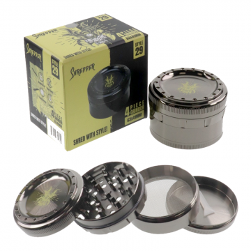 SHREDDER 4-PIECE METAL HERB GRINDER