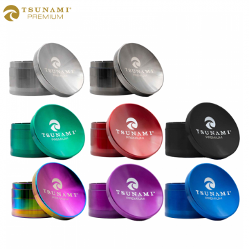 TSUNAMI SUNKEN TOP 4-PIECE 75MM HERB GRINDER