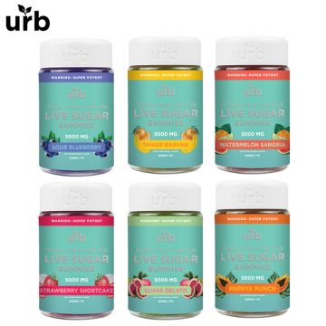 URB LIVE SUGAR GUMMIES 5000MG/25CT/6PK