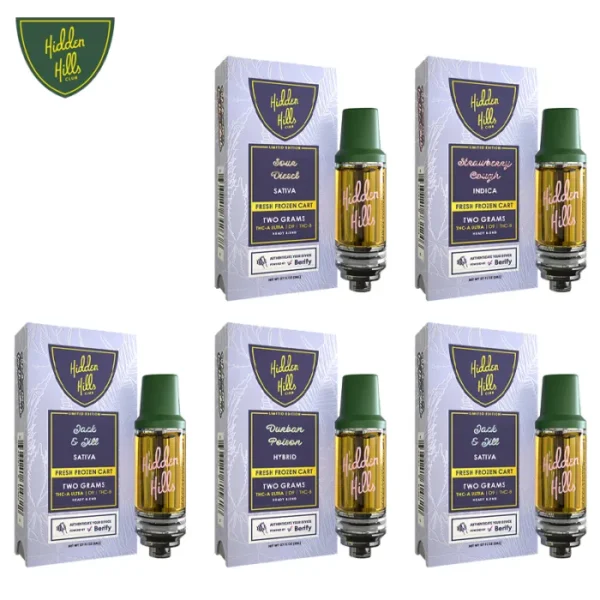 HIDDEN HILLS FRESH FROZEN THC-A CARTRIDGE VAPE 2GM